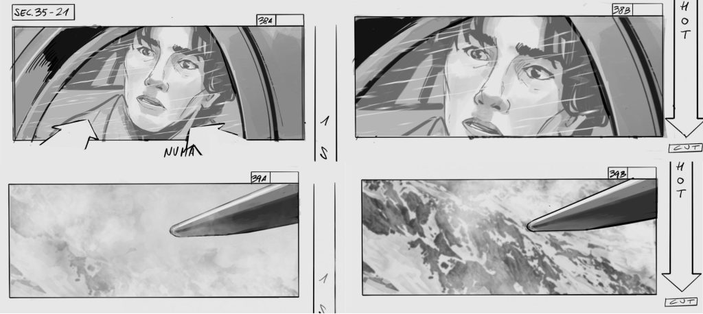 Storyboard La sociedad de la nieve